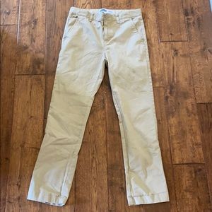 Old Navy boys’ skinny khakis.  Size 12.